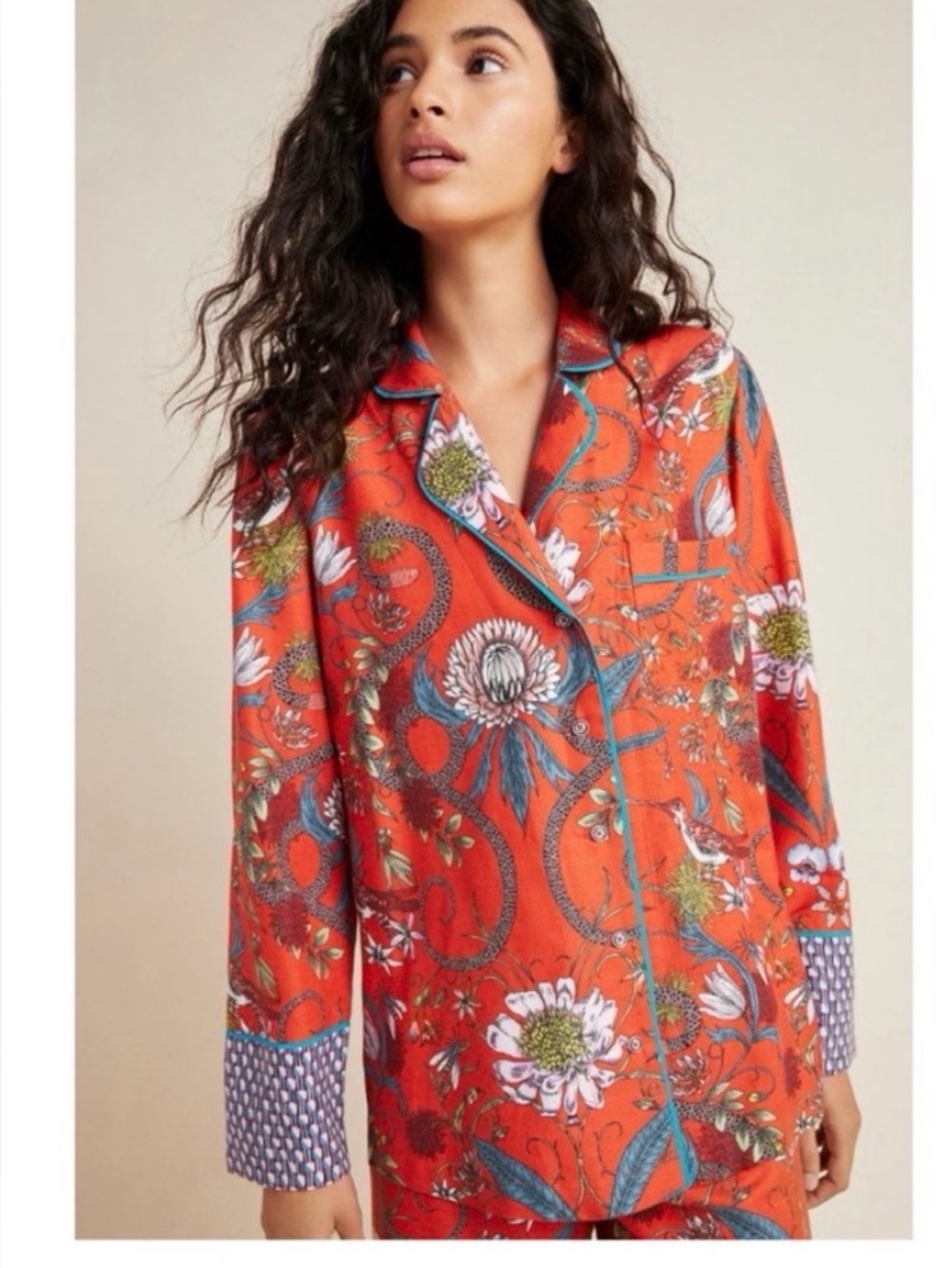 Victoria Garcia Anthropologie Sparrow Pajama set size M